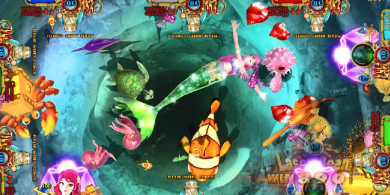 Bắn Cá Tiểu Tiên Nữ Là Game Gì? Cách Chơi Cực Hay Dành Cho Bạn 4 Hãy chú ý 4 góc màn hình để nắm bắt tình hình ván chơi